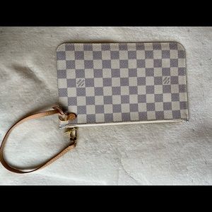 Neverfull MM pochette in Damier Azur